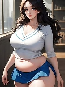 Aroused BBW wife enjoys interracial threesome with a cuckold husband