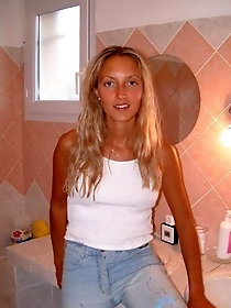 Good-looking businesswoman is playing herself