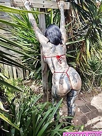 Melody Radford outside.